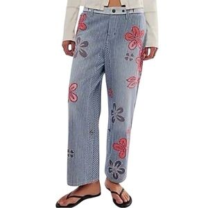 WE THE FREE Hot Tropics Cuffed Harem Pants Size 10 New with Tag MSRP $248 SOO